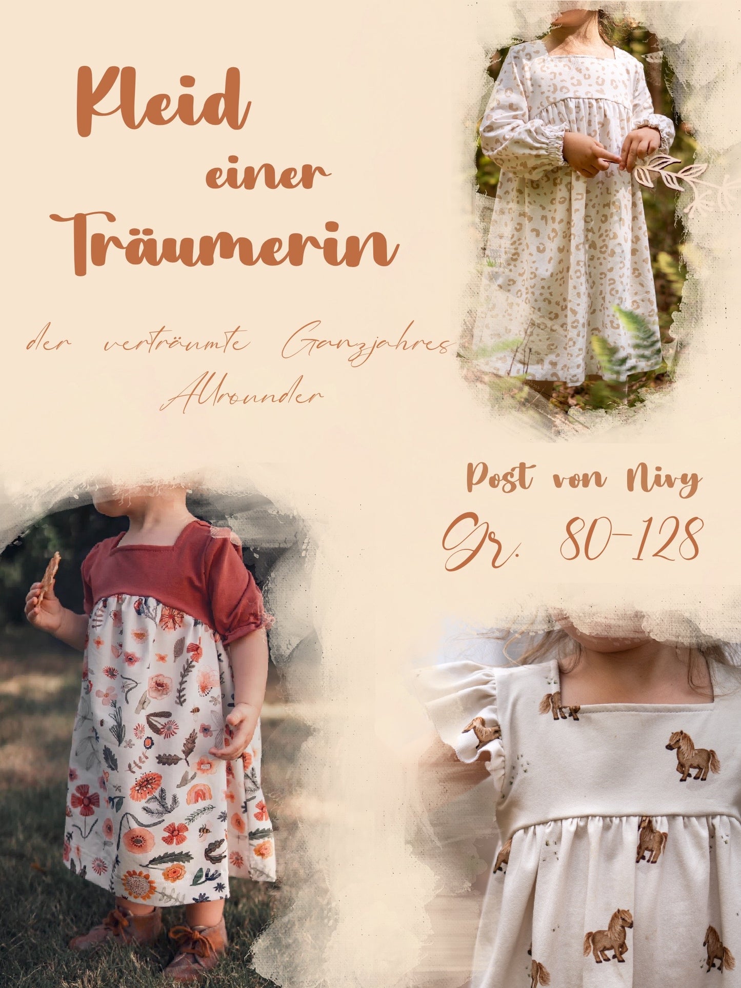 Schnittmuster - Kleid einer Träumerin - Gr. 80-128 - Digitaler Download